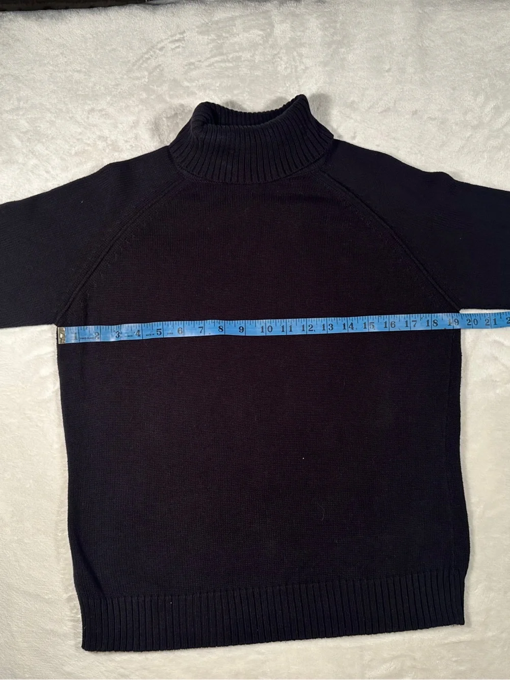 Karen Scott Men's Black Turtleneck Sweater
